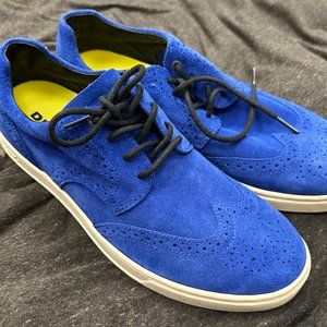 Diesel Prime Time Blue Suede Shoes